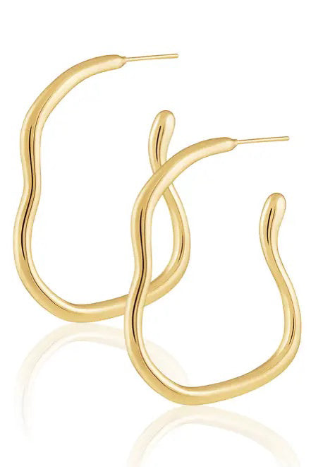 maeve gold hoops