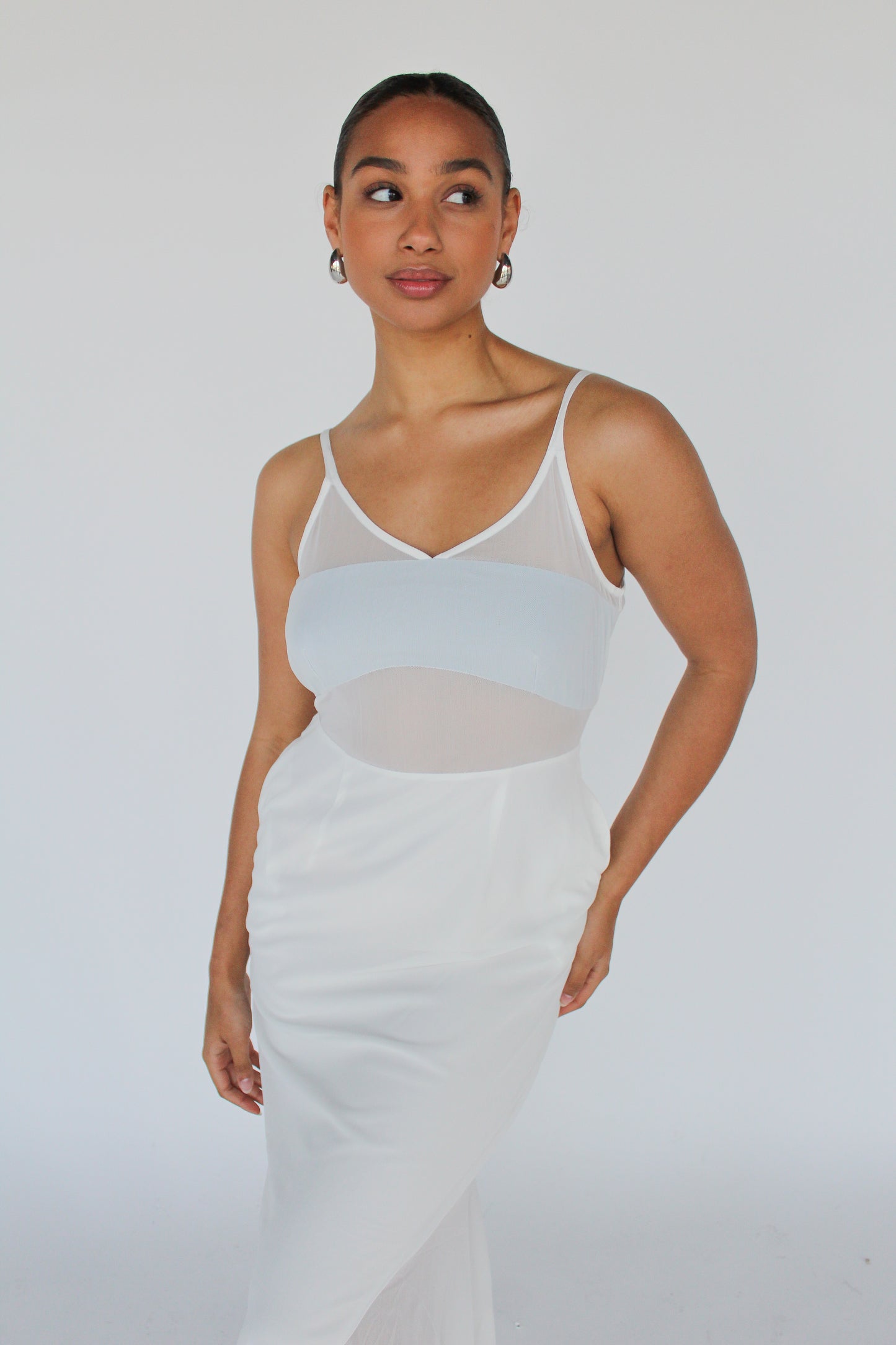 madison mesh midi