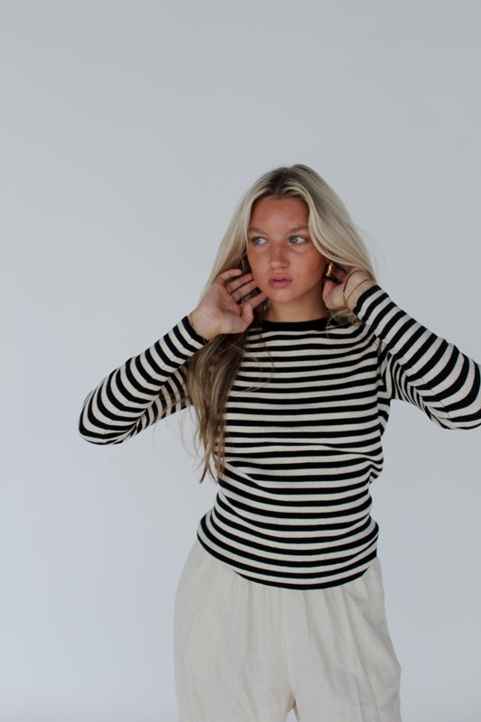 winnie striped sweater