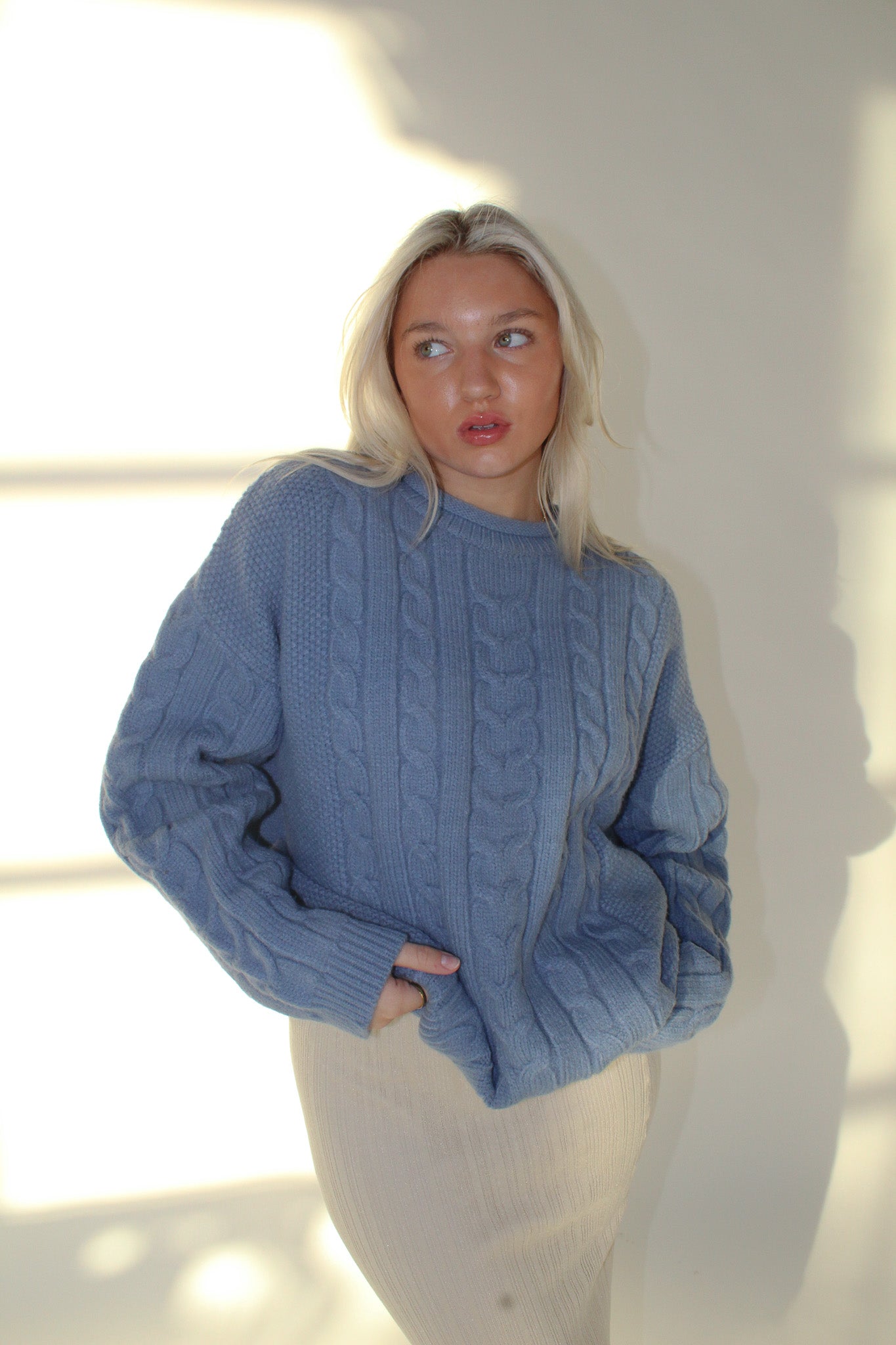 tildy sweater in blue