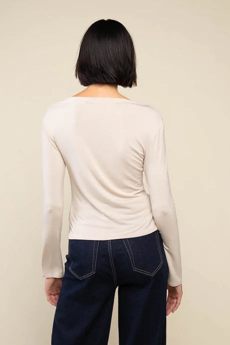 lina long sleeve in bone