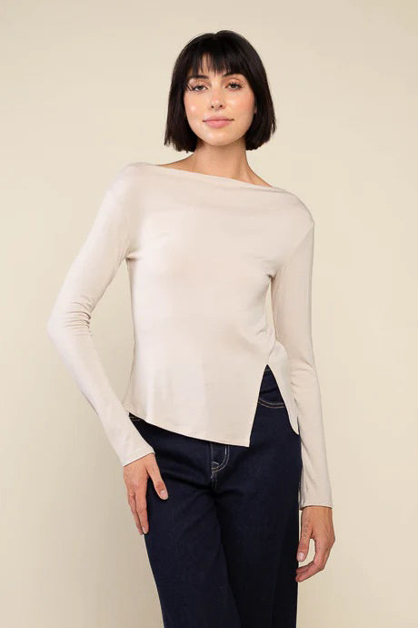 lina long sleeve in bone